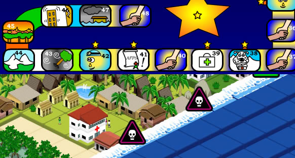Jeux éducatifs sur les catastrophes naturelles