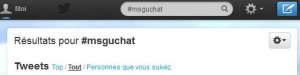 Comment suivre le #msguchat